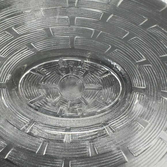 French Clear Hen On Nest Clear Glass Covered Dish Made In France Farmhouse VTG - Picture 15 of 15